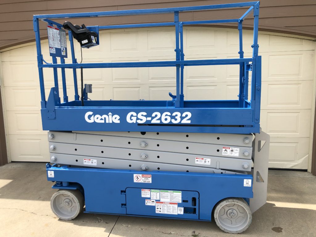 Genie GS-2632 Scissors Lift – HALLVIN EQUIPMENT